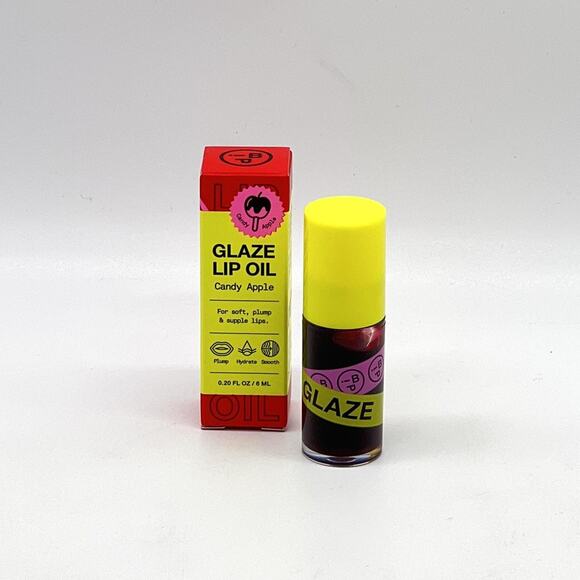 INNBEAUTY Glaze Lip Oil Candy Apple .20 fl oz Hydrating Plumping Gloss Vegan NEW - Picture 1 of 7